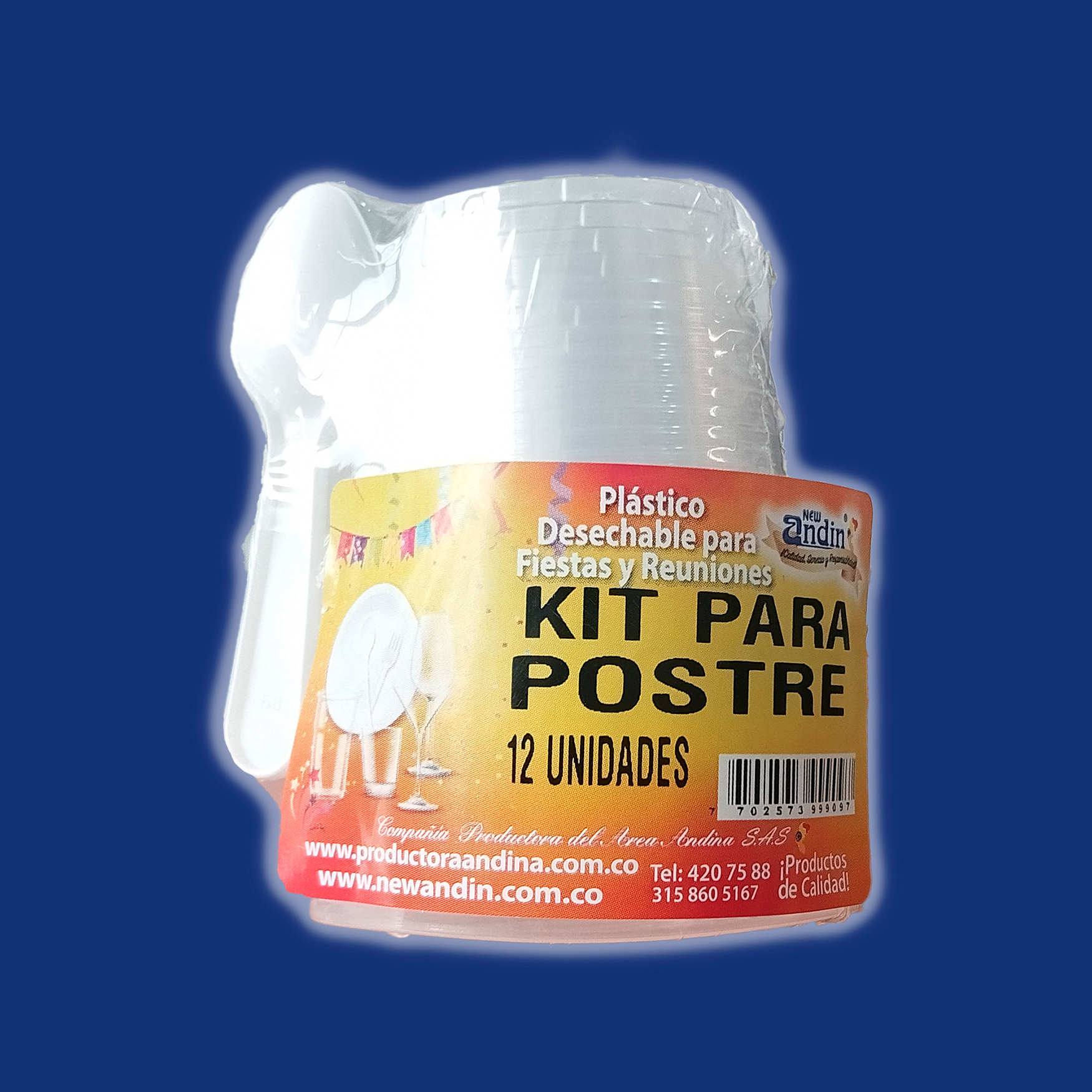 Kit Para Postre x 12 New Andin