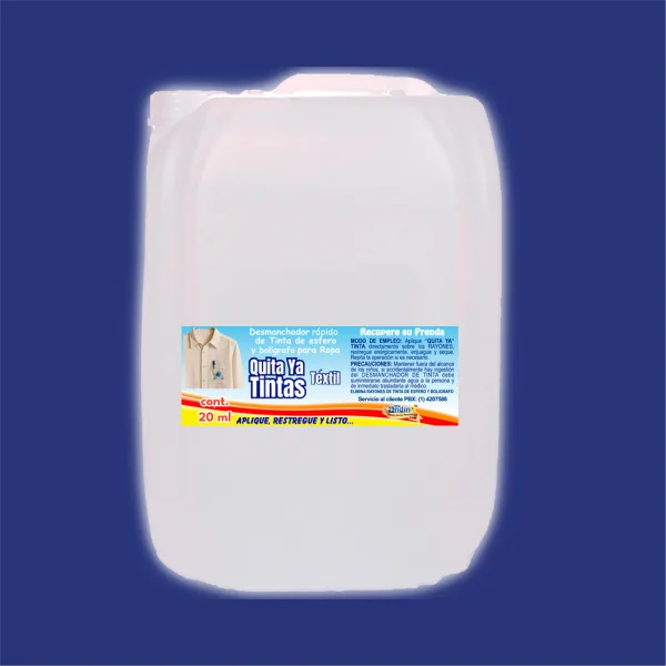 Quita Ya Tintas Téxtil x 20 litros New Andin