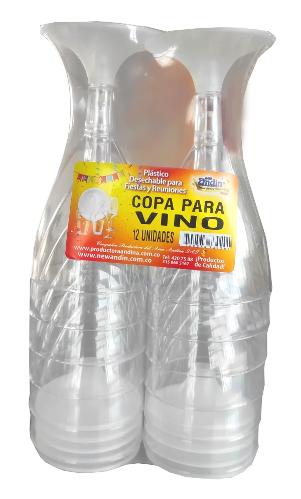 PAQUETE DE COPA VINO X 6 UNIDADES